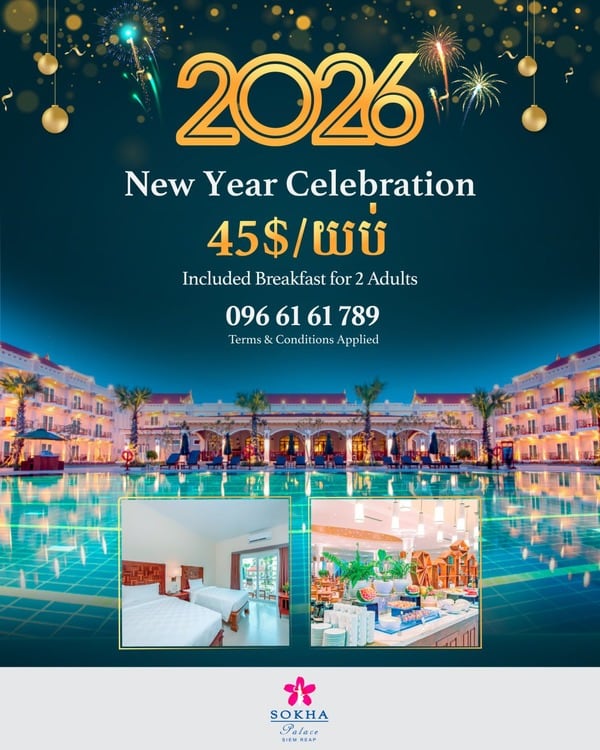 New Year 2026 at Sokha Palace Siemreap